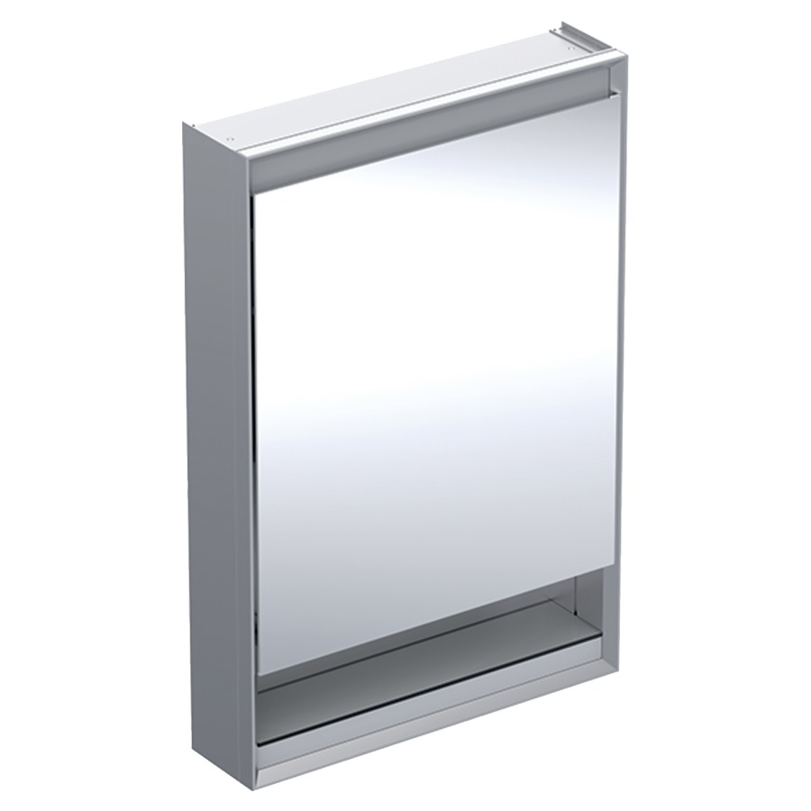 Armoire de toilette ONE AP
60 x 90 x 15 cm
avec niche ouvert
1 porte à double miroir
charnières à gauche, 2 prises
ComfortLight LED, réglage
continu de l'ambiance
lumineuse, de la lumière
d'orientation à la lumière du
jour