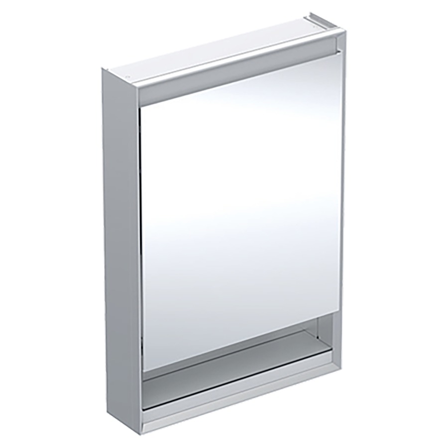 Armoire de toilette ONE AP
60 x 90 x 15 cm
avec niche ouvert
1 porte à double miroir
charnières à droite, 2 prises
ComfortLight LED, réglage
continu de l'ambiance
lumineuse, de la lumière
d'orientation à la lumière du
jour