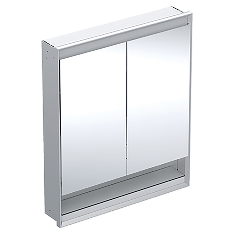 Armoire de toilette ONE UP
75 x 90 x 15 cm
avec niche ouvert
2 portes à double miroir
2 prises, ComfortLight LED
réglage continu de l'ambiance
lumineuse, de la lumière
d'orientation à la lumière du
jour, sans boîtier de montage
brut 871 205