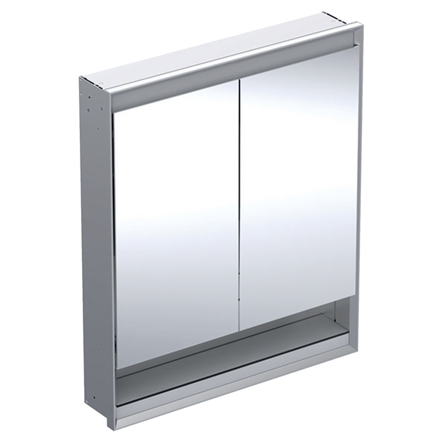 Armoire de toilette ONE UP
75 x 90 x 15 cm
avec niche ouvert
2 portes à double miroir
2 prises, ComfortLight LED
réglage continu de l'ambiance
lumineuse, de la lumière
d'orientation à la lumière du
jour, sans boîtier de montage
brut 871 205