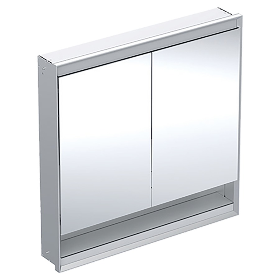 Armoire de toilette ONE UP
90 x 90 x 15 cm
avec niche ouvert
2 portes à double miroir
2 prises, ComfortLight LED
réglage continu de l'ambiance
lumineuse, de la lumière
d'orientation à la lumière du
jour, sans boîtier de montage
brut 871 206