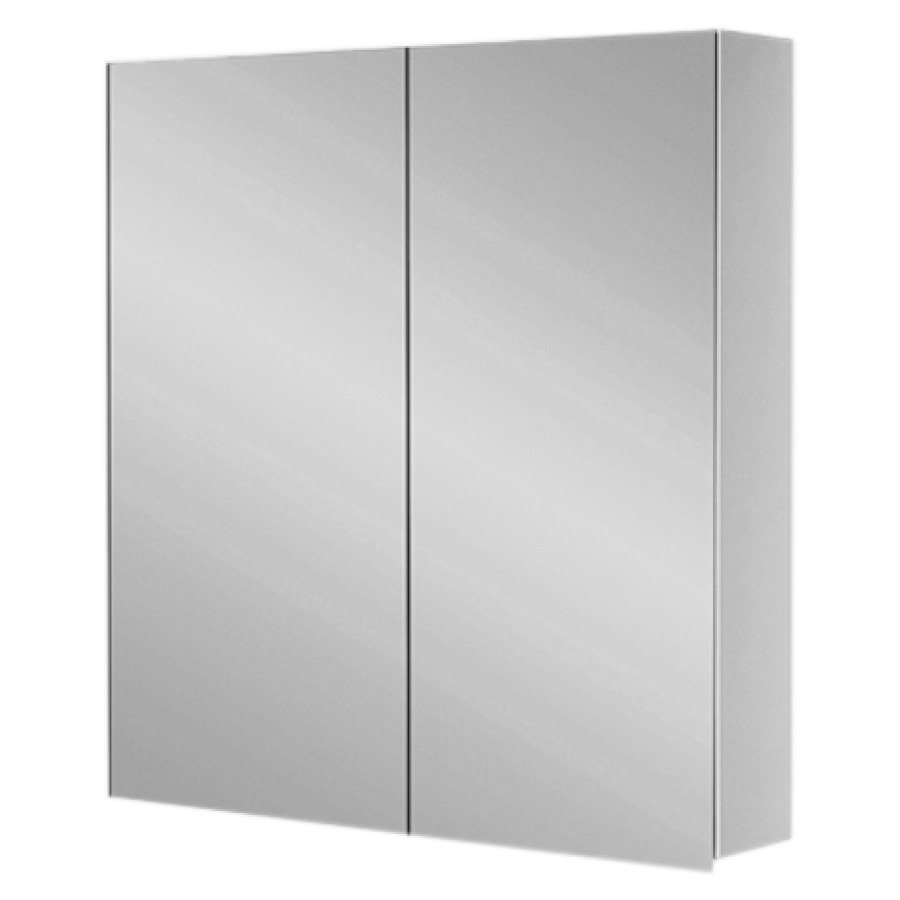 Armoire de toilette MURO 70
80 x 70,5 x 12,5 cm
profil en aluminium
2 portes à double miroir
sans éclairage