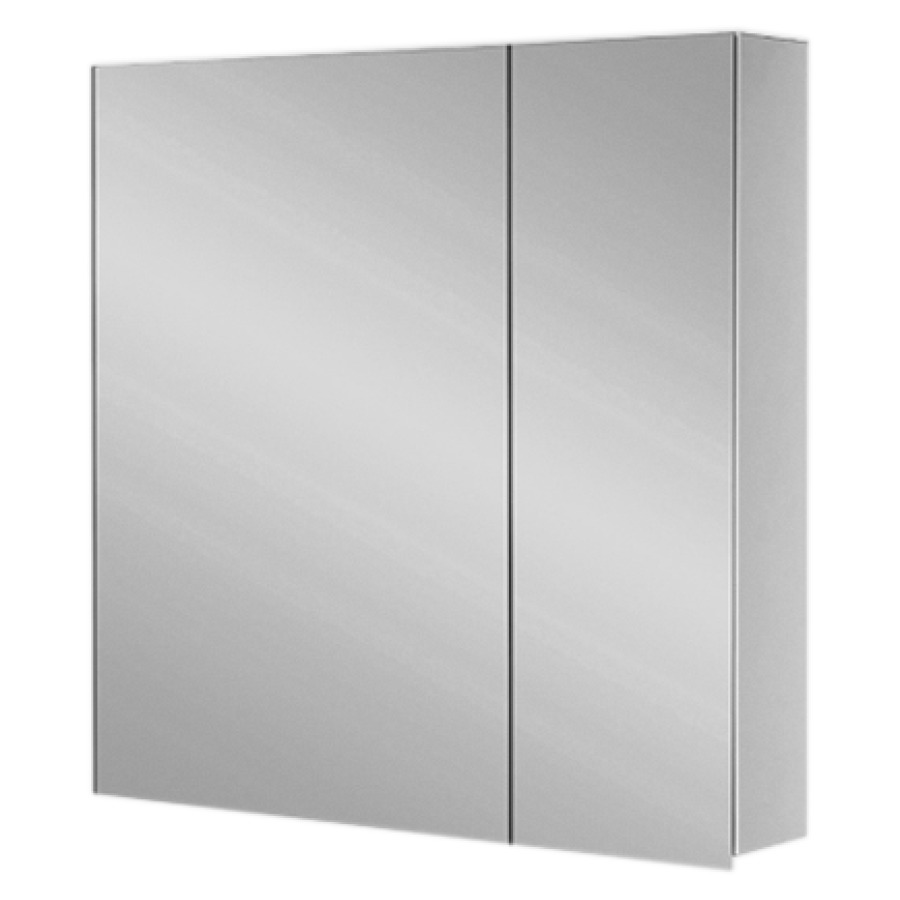 Armoire de toilette MURO 70
90 x 70,5 x 12,5 cm
profil en aluminium
2 portes à double miroir
petite porte à droite
sans éclairage