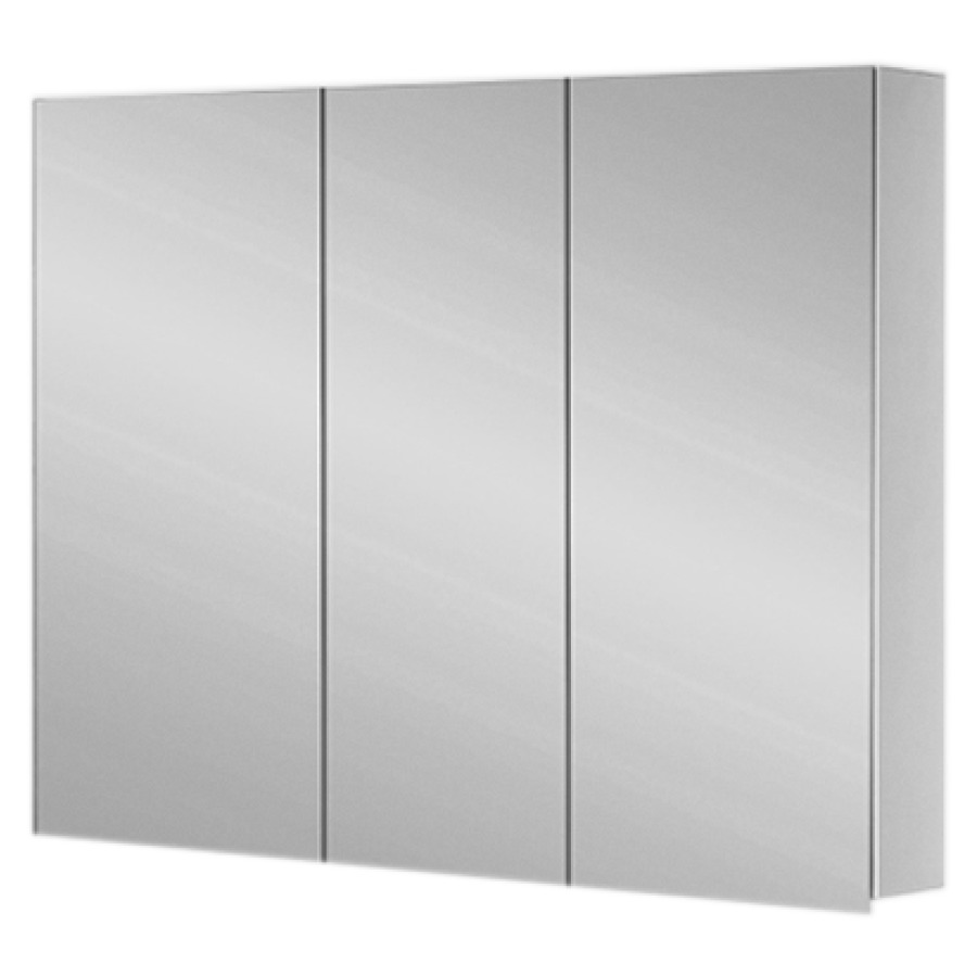 Armoire de toilette MURO 70
130 x 70,5 x 12,5 cm
profil en aluminium
3 portes à double miroir
sans éclairage