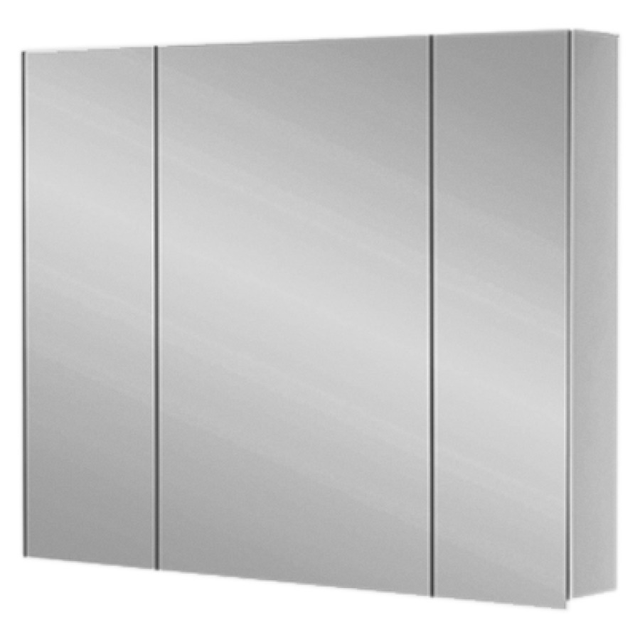 Armoire de toilette MURO 80
120 x 80,5 x 12,5 cm
profil en aluminium
3 portes à double miroir
sans éclairage