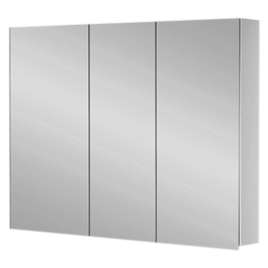 Armoire de toilette MURO 80
130 x 80,5 x 12,5 cm
profil en aluminium
3 portes à double miroir
sans éclairage