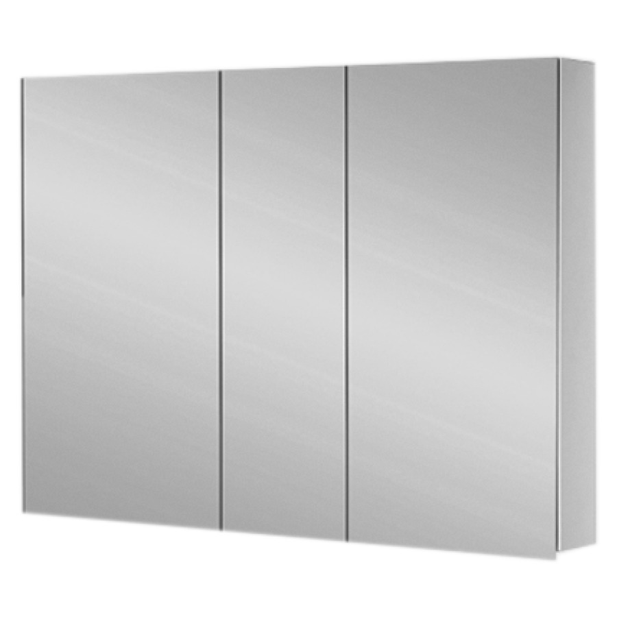 Armoire de toilette MURO 80
150 x 80,5 x 12,5 cm
profil en aluminium
3 portes à double miroir
sans éclairage