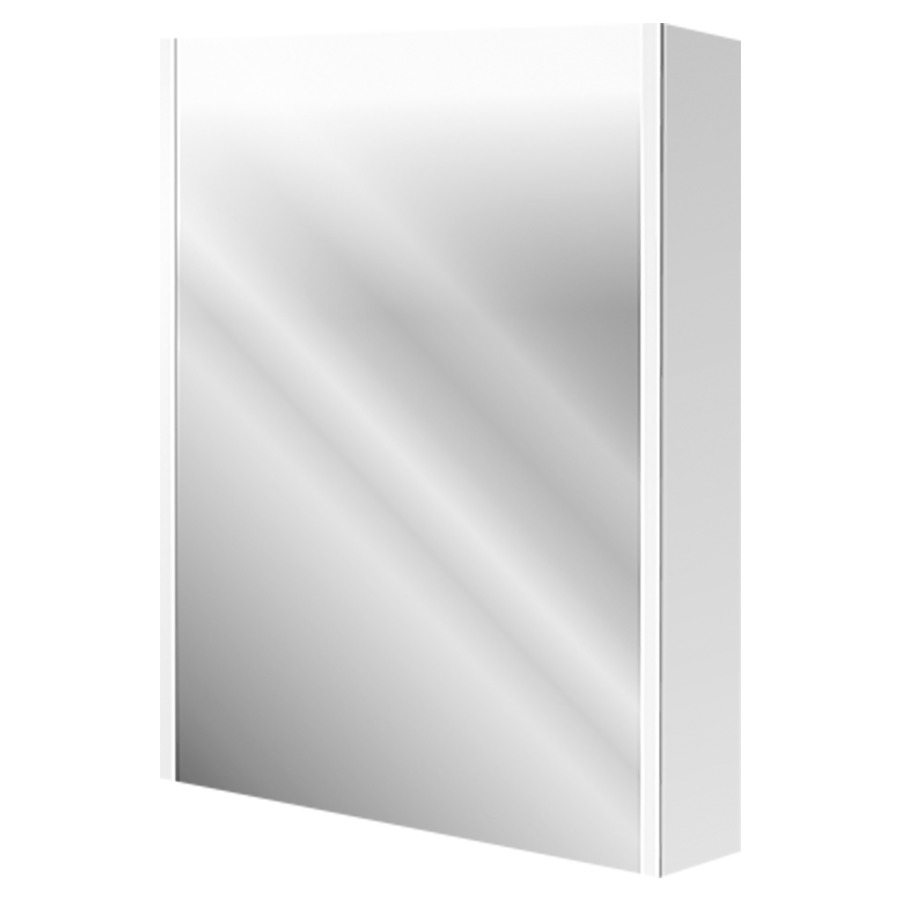 Armoire de toilette FOCUS
Tunable White
60 x 76 x 13 cm
profil en aluminium
1 porte à double miroir
charnières à droite, 1 prise
double en bas à gauche
système breveté à deux
interrupteurs avec commande
rotative et lumière de
maquillage SIDLER, LED 46 W
en bas 2 W, Lumen 5474, Lumen
en bas 277, IP24