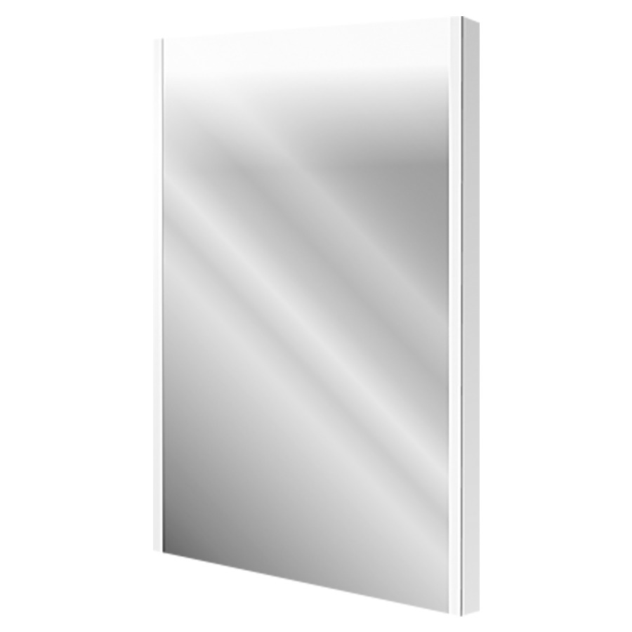 Armoire de toilette FOCUS UP
Tunable White
50 x 76 x 13 cm
profil en aluminium
pour montage UP
1 porte à double miroir
charnières à droite, 1 prise
double en bas à gauche
système breveté à deux
interrupteurs avec commande
rotative et lumière de
maquillage SIDLER, LED 43 W
en bas 2 W, Lumen 5205, Lumen
en bas 226, IP24