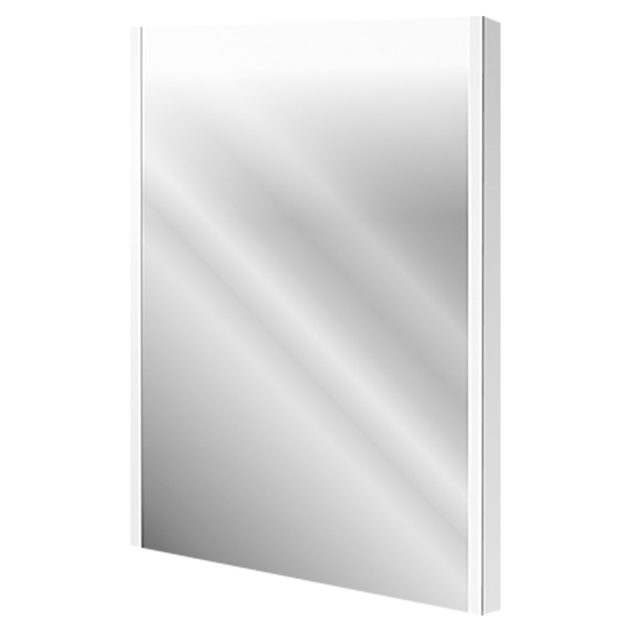 Armoire de toilette FOCUS UP
Tunable White
60 x 76 x 13 cm
profil en aluminium
pour montage UP
1 porte à double miroir
charnières à droite, 1 prise
double en bas à gauche
système breveté à deux
interrupteurs avec commande
rotative et lumière de
maquillage SIDLER, LED 46 W
en bas 2 W, Lumen 5474, Lumen
en bas 277, IP24