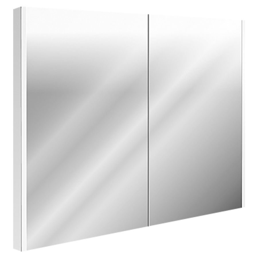Armoire de toilette FOCUS UP
Tunable White
100 x 76 x 13 cm
profil en aluminium
pour montage UP
2 portes à double miroir
2 prises double en bas
système breveté à deux
interrupteurs avec commande
rotative et lumière de
maquillage SIDLER, LED 55 W
en bas 4 W, Lumen 6550, Lumen
en bas 481, IP24