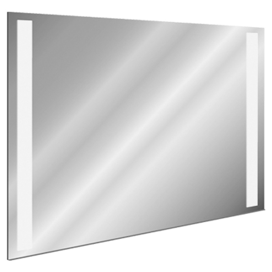 Armoire de toilette SIDELIGHT
UP, 120,0 x 73,1 x 16,2 cm
profil en aluminium
pour montage UP 13,5 cm dans
le mur, 3 cm devant le mur
2 prises en bas, porte à
miroir déplacé vers le haut
éclairage LED 24 W, dimmable
avec interrupteur, IP24