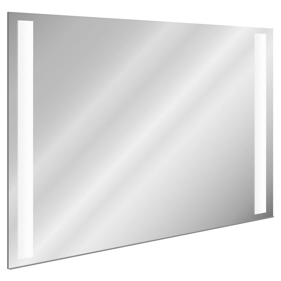 Armoire de toilette SIDELIGHT
UP, 120,0 x 73,1 x 16,2 cm
profil en aluminium
pour montage UP 9,5 cm dans le
mur, 7 cm devant le mur
2 miroirs latéraux 4 cm inclus
2 prises en bas, porte à
miroir déplacé vers le haut
éclairage LED 24 W, dimmable
avec interrupteur, IP24
