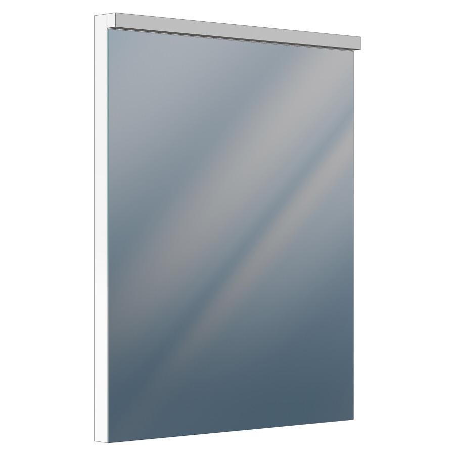 Miroir lumineux XAMO
60 x 76 x 4/6,3 cm
profil en aluminium
éclairage LED direct
en haut 15 W, dimmable
Lumen en haut 1815, IP24