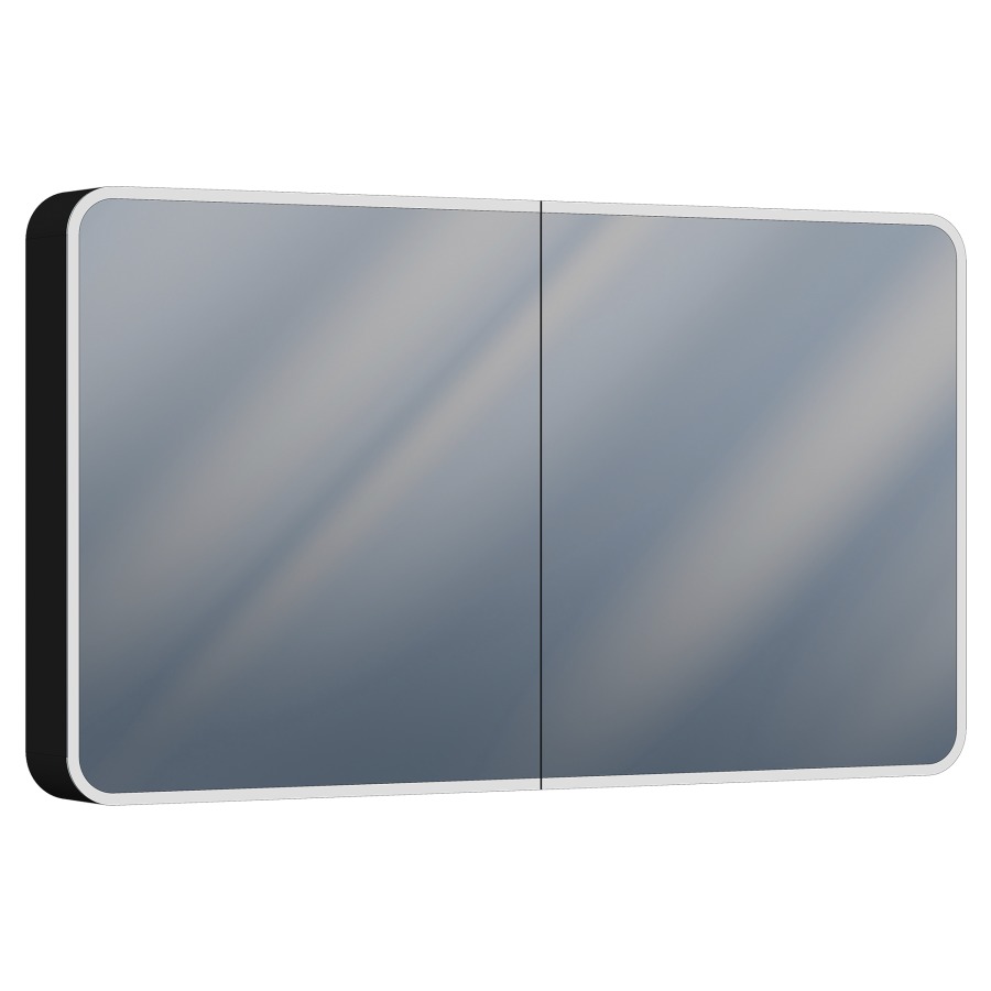 Armoire de toilette SPHERA
Tunable White
130 x 75 x 13 cm
Profilé en aluminium
2&nbsp;portes à double miroir (65/65)
éclairage LED circulaire
58 Watt, 2000-6500 Kelvin
6915 Lumen, dimmable
4 tablettes en verre
2 prises doubles en bas, IP44