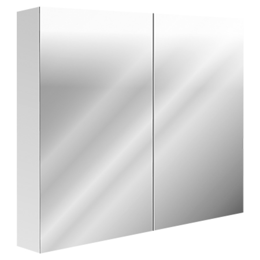 Armoire de toilette GRADIENT
80 x 76 x 12,9 cm
profil en aluminium
2 portes à double miroir
2 prises double en bas
dimmable et extinction en haut
avec capteur, LED 40 W
en bas 3 W, Lumen en haut
4770, Lumen en bas 389, IP24