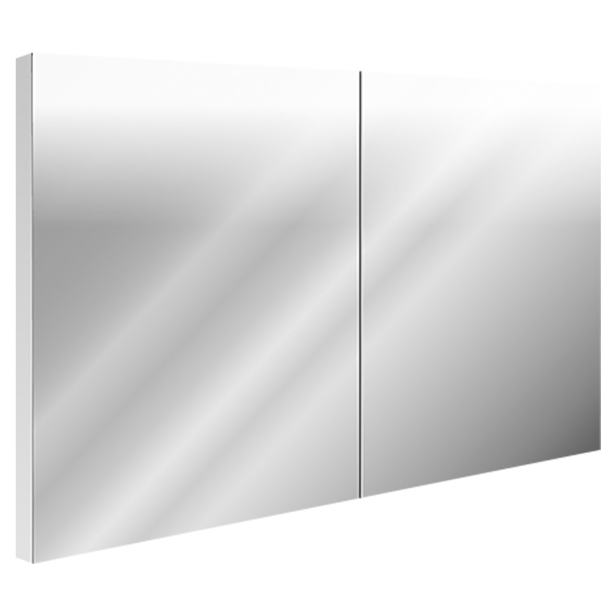 Armoire de toilette GRADIENT
UP Tunable White
130 x 76 x 12,9 cm
profil en aluminium
pour montage UP
2 portes à double miroir
2 prises double en bas
système breveté à deux
interrupteurs avec commande
rotative avec SIDLER Switch
avec Tunable White
LED 56 W, en bas 5 W, Lumen
latéral 6698, Lumen en bas 633
IP24