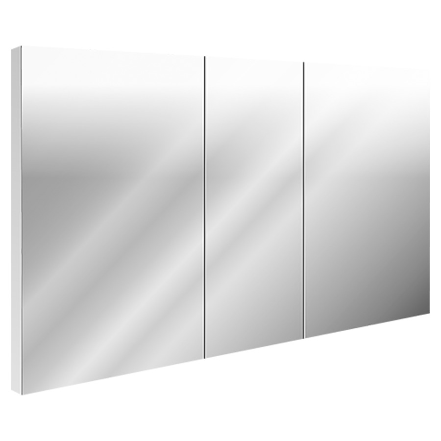 Armoire de toilette GRADIENT
UP Tunable White
150 x 76 x 12,9 cm
profil en aluminium
pour montage UP
3 portes à double miroir
60/30/60, 2 prises double en
bas, système breveté à deux
interrupteurs avec commande
rotative avec SIDLER Switch
avec Tunable White
LED 65 W, en bas 6 W, Lumen
latéral 7774, Lumen en bas 735
IP24