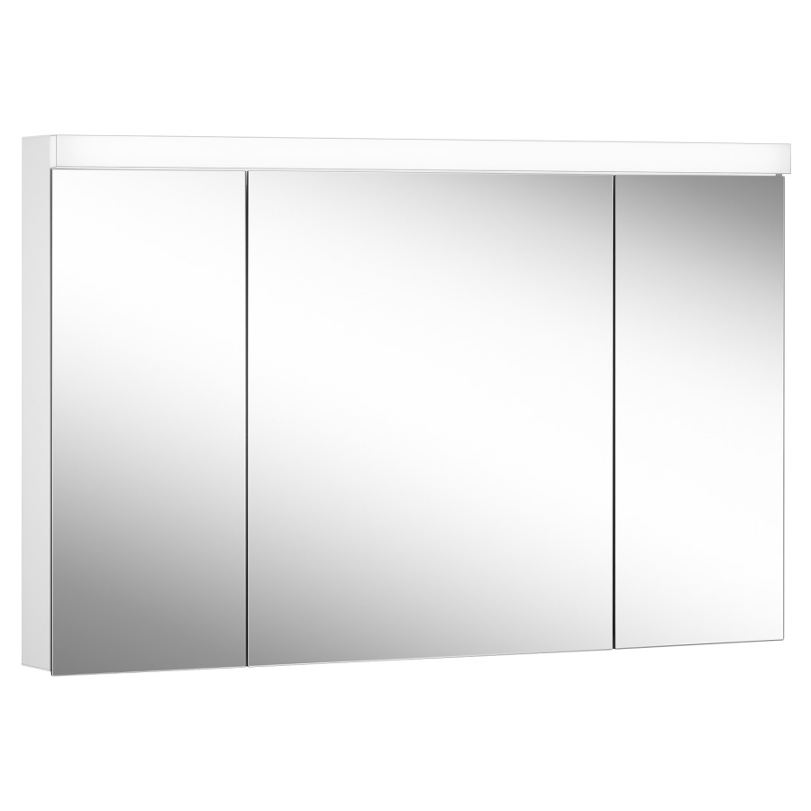 Armoire de toilette Schneider LOW basic LED
profil en aluminium
119.5 x 74.7 x 12/13.3 cm
pour montage AP ou UP
prise double en haut
à droite ou à gauche, 3 portes
à double miroir (30/60/30)
éclairage LED direct en haut
30 W, IP44