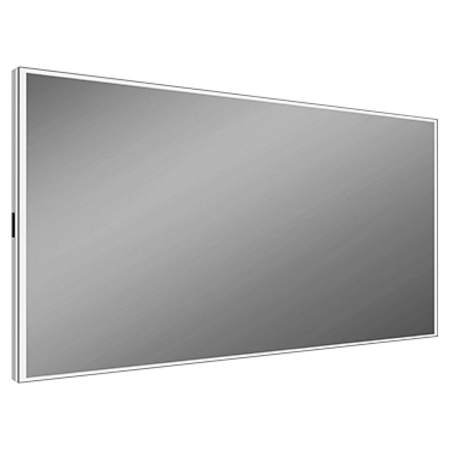 Miroir lumineux Schneider GLOW HCL
150 x 76 x 5.1 cm
Profilé en aluminium, AP Montage
éclairage LED, 72 Watt, entourante
dimmable, 2000-6500 Kelvin
Human Centric Lighting, 12342 Lumen
clavier à membrane sur le côté du cadre
IP44, Classe d’énergie C
