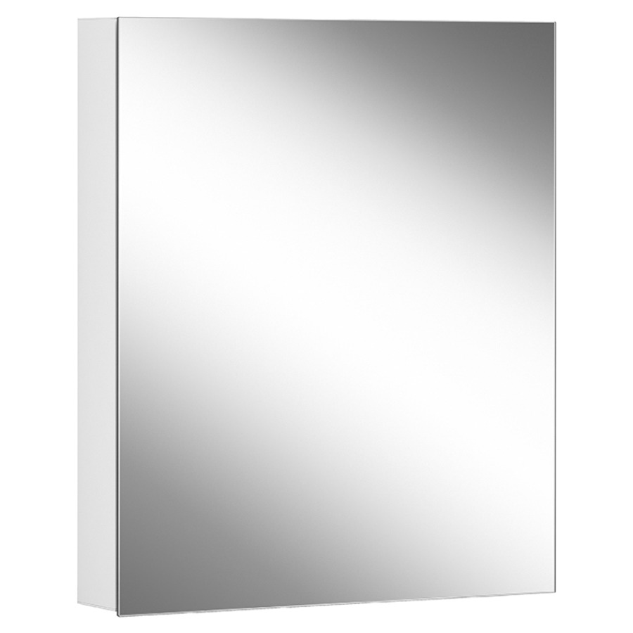 Armoire de toilette Schneider EASY
49.5 x 69.5 x 12 cm
Profilé en aluminium, montage UP/AP
1&nbsp;porte à double miroir charnière à gauche ou à droite
sans éclairage, 1&nbsp;prise double
en bas à droite sur la paroi latérale
2 tablettes en verre, IP44