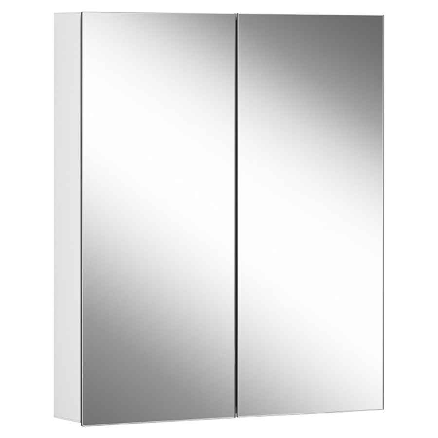 Armoire de toilette Schneider EASY
59.5 x 69.5 x 12 cm
Profilé en aluminium, montage UP/AP
2&nbsp;portes à double miroir
sans éclairage, 1&nbsp;prise double
en bas à gauche sur la paroi latérale
2 tablettes en verre, IP44