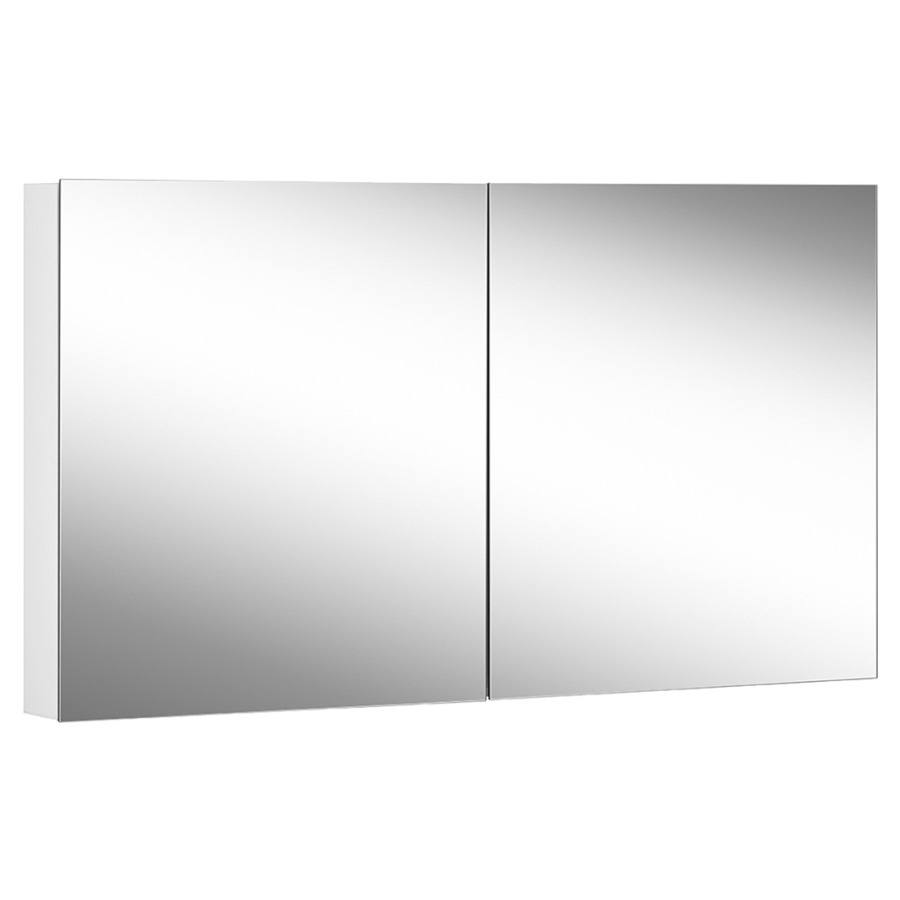Armoire de toilette Schneider EASY
119.5 x 69.5 x 12 cm
Profilé en aluminium, montage UP/AP
2&nbsp;portes à double miroir
sans éclairage, 2 prises doubles
1 x à gauche et 1 x à droite en bas de 
la paroi intermédiaire, 4 tablettes en verre
IP44