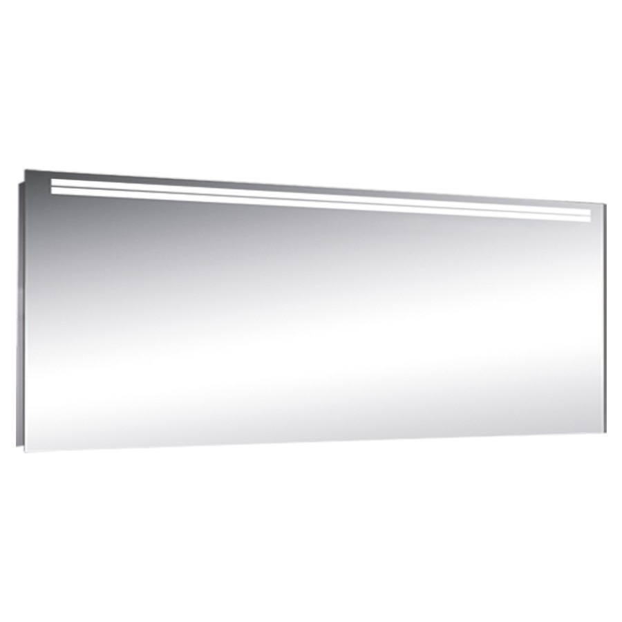 Miroir lumineux Schneider ARANGA LED
161.5 x 70 x 4.8 cm
Profilé en aluminium, montage AP
éclairage LED, 2 x 25 Watt
éclairage supplémentaire en haut et
en bas, en haut/en bas commutable
individuellement, 2 interrupteurs sur le
côté du cadre, sans prise
8195-8694 Lumen
IP44, Classe d’énergie C