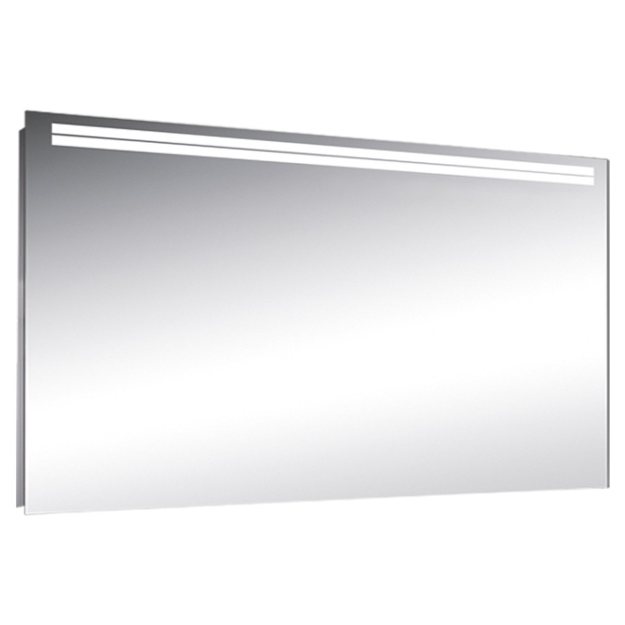 Miroir lumineux Schneider ARANGA LED
131.5 x 70 x 4.8 cm
Profilé en aluminium, montage AP
éclairage LED, 2 x 20 Watt
éclairage supplémentaire en haut et en bas
en haut/en bas commutable individuellement
2 interrupteurs sur le côté du cadre
avec chauffage du miroir 86 Watt
le chauffage des miroirs ne peut être 
commuté que via un interrupteur externe
sans prise, 6619-7022 Lumen
IP24, Classe d’énergie C