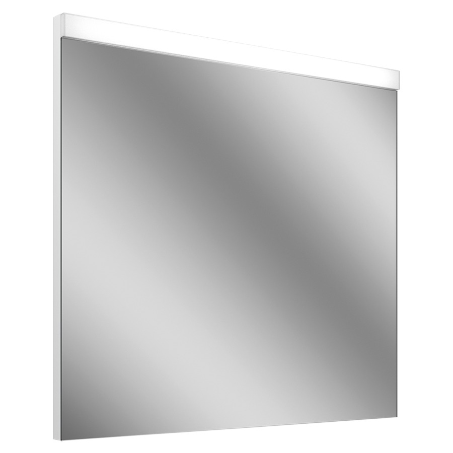 Miroir lumineux Schneider LOW plus LED
89.5 x 73.1 x 3.3/3.8 cm
Profilé en aluminium, montage AP
éclairage LED, éclairage supplémentaire 
en bas, sans interrupteur, 2 x 14 Watt
4728-5016 Lumen
IP44, Classe d’énergie C