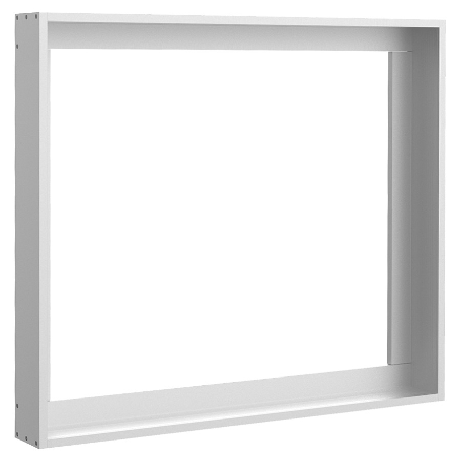 Cadre à encastrer UNIVERSAL
E731
96,0 x 76,6 x 10,5 cm
pour armoire de toilette
621 488/740, aluminium de
haute qualité
