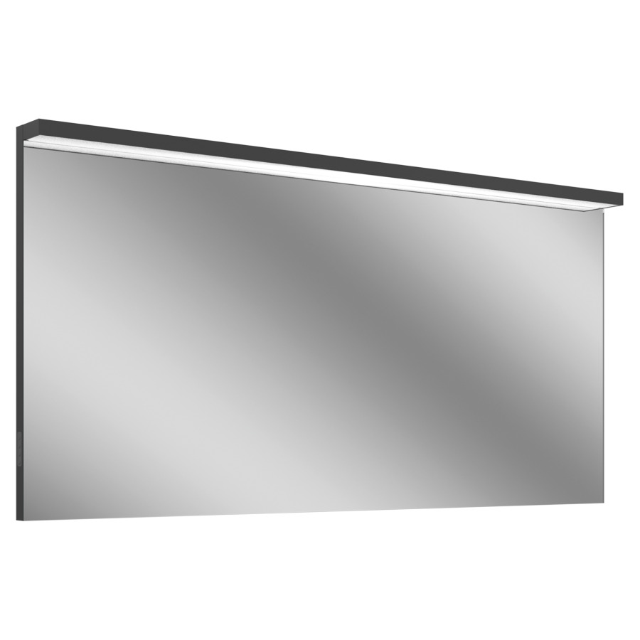 Miroir lumineux Schneider BORDO TW
149.5 x 72.9 x 3.3/9.6 cm
Profilé en aluminium, montage AP
éclairage LED direct et indirect
2 x 38 Watt, 1 x 24 Watt
dimmable, Tunable White
2000-6500 Kelvin, 16780 Lumen
éclairage supplémentaire en bas
en haut/en bas commutable individuellement
clavier à membrane sur le côté du cadre
Classe d’énergie C, IP44