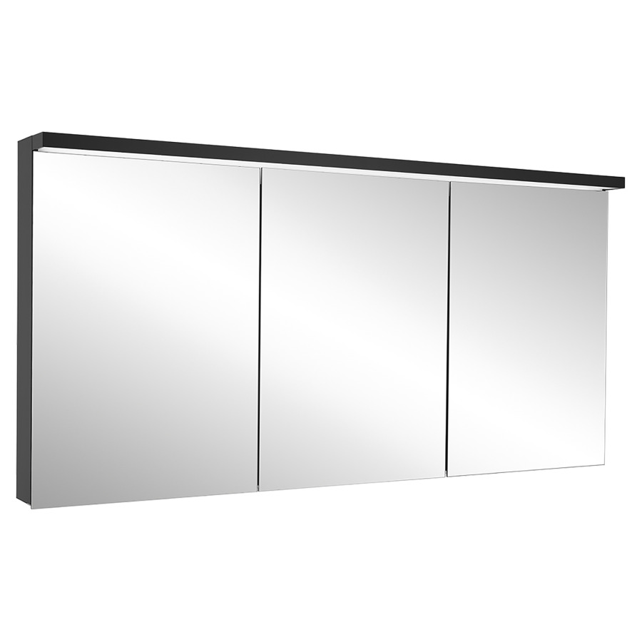 Armoire de toilette Schneider BORDO TW
149.5 x 73.1 x 12/17.8 cm
Profilé en aluminium, montage UP/AP
3&nbsp;portes à double miroir (60/30/60)
éclairage LED, 2 x 38 Watt, 1 x 24 Watt
Tunable White, dimmable, 2000-6500 Kelvin
16780 Lumen, 2 prises doubles 1 x à gauche 
et 1 x à droite en bas de la paroi intermédiaire
clavier à membrane à l'intérieur
à gauche sur le profil latéral
6 tablettes en verre
IP44, Classe d’énergie C