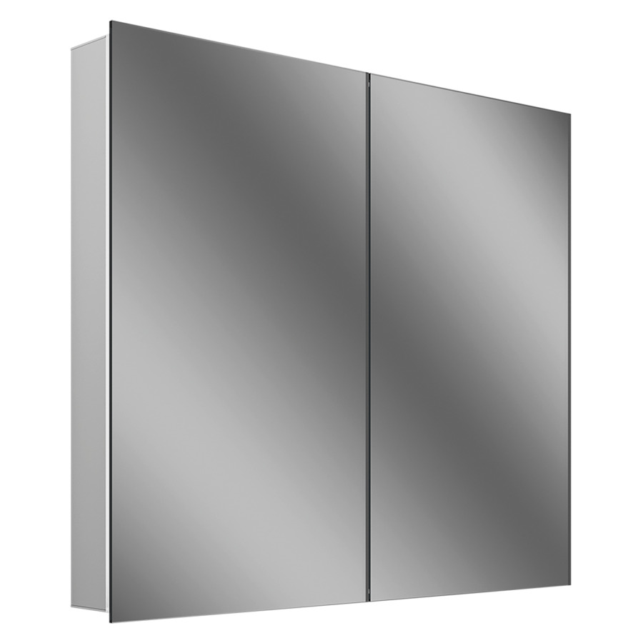 Armoire de toilette Schneider STYLE TW
91.5 x 71.5 x 12 cm
Profilé en aluminium, montage UP/AP 
2&nbsp;portes à double miroir
éclairage LED, 1 x 51 Watt, 1 x 14 Watt
Tunable White, dimmable, 2000-6500 Kelvin
11206 Lumen, 2 prises doubles, 1 x à gauche 
et 1 x à droite en bas de la paroi latérale
clavier à membrane à l'intérieur à 
gauche sur le profil latéral
2 tablettes en verre, IP44
Classe d’énergie C