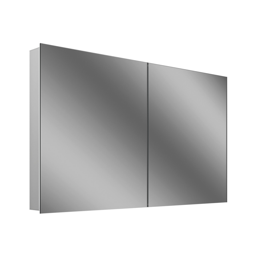 Armoire de toilette Schneider STYLE TW
131.5 x 71.5 x 12 cm
Profilé en aluminium, montage UP/AP 
2&nbsp;portes à double miroir
éclairage LED, 1 x 64 Watt, 1 x 20 Watt
Tunable White, dimmable, 2000-6500 Kelvin
14454 Lumen, 2 prises doubles, 1 x à gauche 
et 1 x à droite en bas de la paroi intermédiaire
clavier à membrane à l'intérieur à 
gauche sur le profil latéral
4 tablettes en verre, IP44
Classe d’énergie C