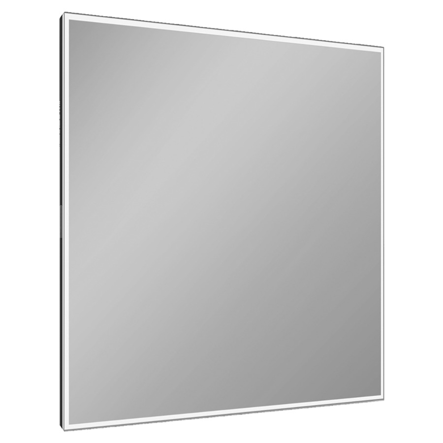Miroir lumineux Schneider GLOW HCL
80 x 76 x 5.1 cm
Profilé en aluminium, montage AP
éclairage LED, 49 Watt, entourante
dimmable, 2000-6500 Kelvin
Human Centric Lighting, 8445 Lumen
clavier à membrane sur le côté du cadre
avec chauffage du miroir 57 Watt
le chauffage des miroirs ne peut être 
commuté que via un interrupteur externe
IP44, Classe d’énergie C