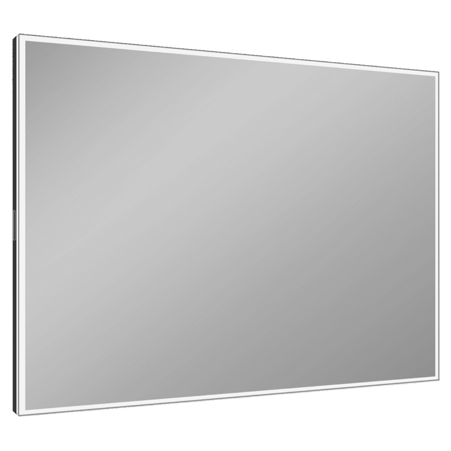 Miroir lumineux Schneider GLOW HCL
100 x 76 x 5.1 cm
Profilé en aluminium, montage AP
éclairage LED, 55 Watt, entourante
dimmable, 2000-6500 Kelvin
Human Centric Lighting, 9419 Lumen
clavier à membrane sur le côté du cadre
avec chauffage du miroir 57 Watt
le chauffage des miroirs ne peut être 
commuté que via un interrupteur externe
IP44, Classe d’énergie C