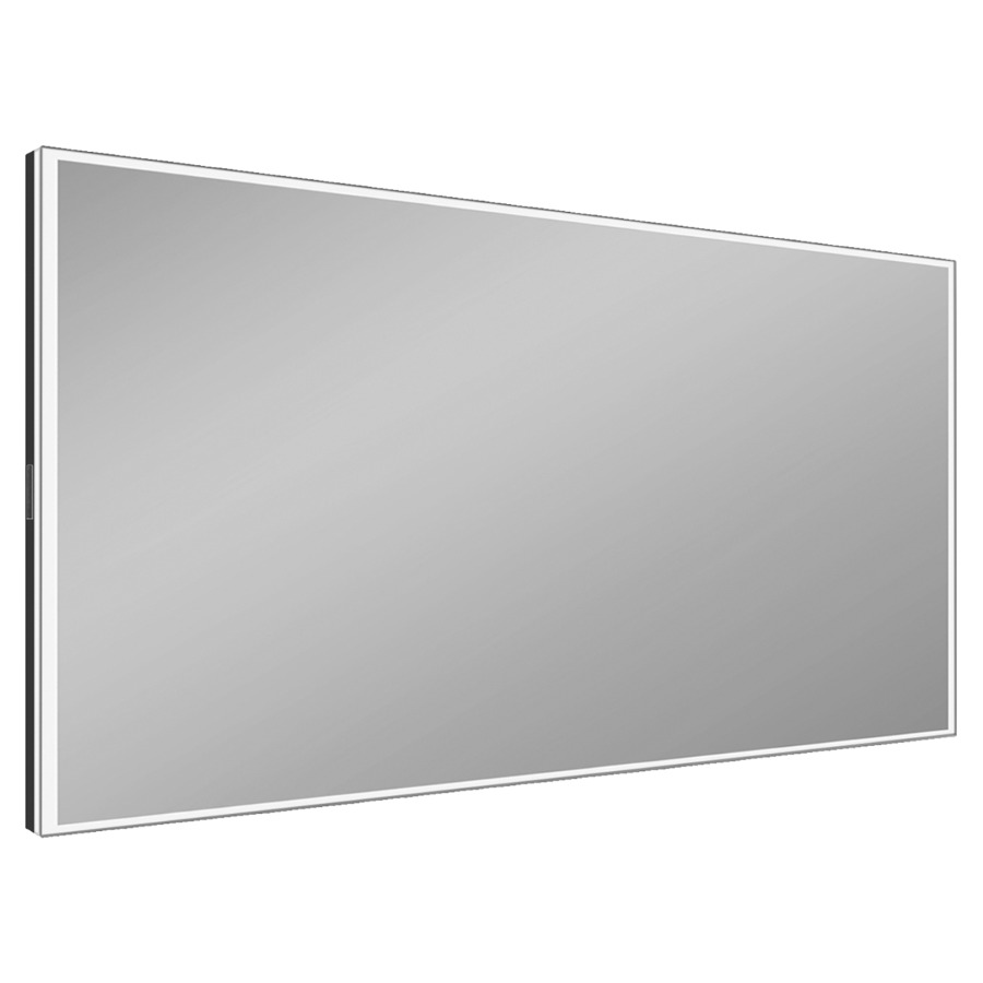 Miroir lumineux Schneider GLOW HCL
160 x 76 x 5.1 cm
Profilé en aluminium, montage AP
éclairage LED, 74 Watt, entourante
dimmable, 2000-6500 Kelvin
Human Centric Lighting, 12667 Lumen
clavier à membrane sur le côté du cadre
avec chauffage du miroir 86 Watt
le chauffage des miroirs ne peut être 
commuté que via un interrupteur externe
IP44, Classe d’énergie C