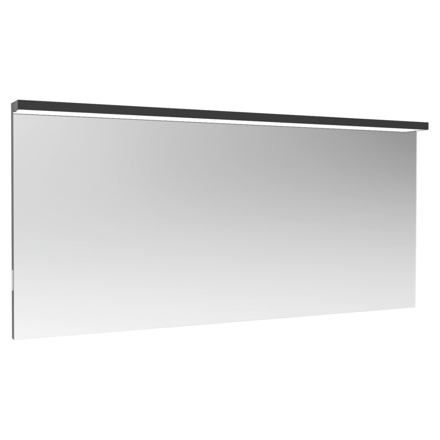 Miroir lumineux Schneider BORDO TW
159.5 x 72.9 x 3.3/9.6 cm
Profilé en aluminium, montage AP
éclairage LED direct et indirect
2 x 39 Watt, 1 x 25 Watt
dimmable, Tunable White
2000-6500 Kelvin, 17451 Lumen
éclairage supplémentaire en bas
en haut/en bas commutable individuellement
clavier à membrane sur le côté du cadre
Classe d’énergie C, IP44