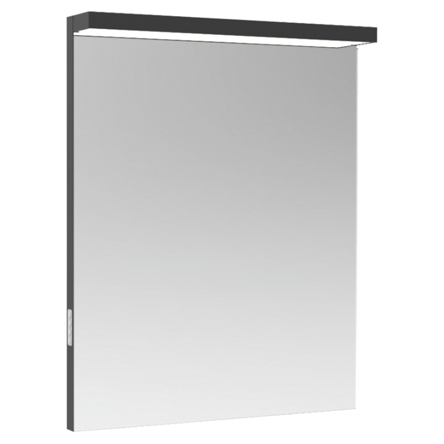 Miroir lumineux Schneider BORDO TW
49.5 x 72.9 x 3.3/9.6 cm
Profilé en aluminium, montage AP
éclairage LED direct et indirect
2 x 12 Watt, 1 x 8 Watt
dimmable, Tunable White
2000-6500 Kelvin, 5370 Lumen
éclairage supplémentaire en bas
en haut/en bas commutable individuellement
clavier à membrane sur le côté du cadre
avec chauffage du miroir 29 Watt
le chauffage des miroirs ne peut être 
commuté que via un interrupteur externe
Classe d’énergie C, IP44
