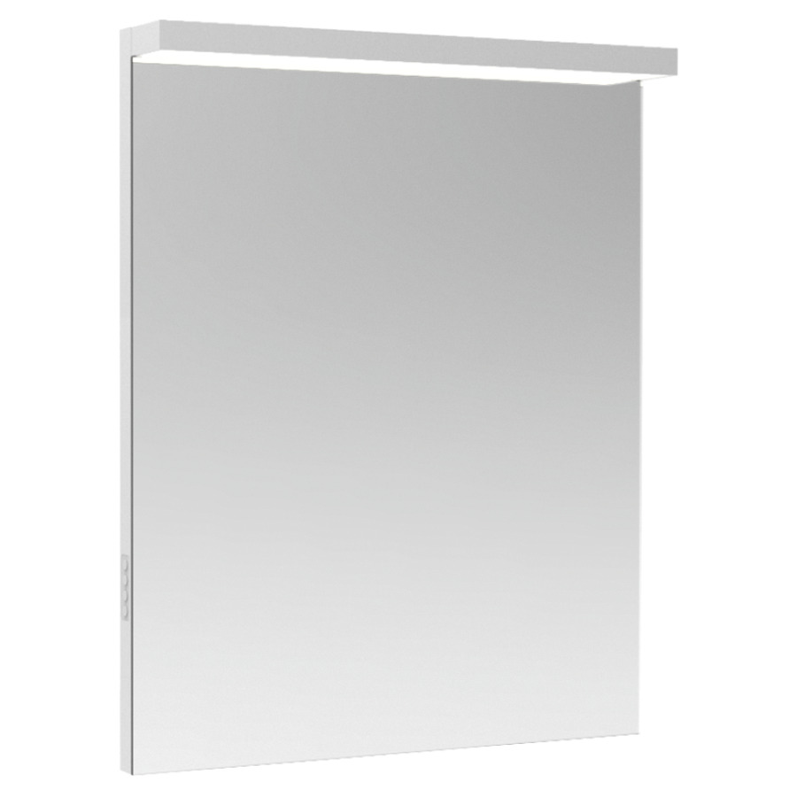 Miroir lumineux Schneider BORDO TW
59.5 x 72.9 x 3.3/9.6 cm
Profilé en aluminium, montage AP
éclairage LED direct et indirect
2 x 15 Watt, 1 x 10 Watt
dimmable, Tunable White
2000-6500 Kelvin, 6712 Lumen
éclairage supplémentaire en bas
en haut/en bas commutable individuellement
clavier à membrane sur le côté du cadre
avec chauffage du miroir 29 Watt
le chauffage des miroirs ne peut être 
commuté que via un interrupteur externe
Classe d’énergie C, IP44