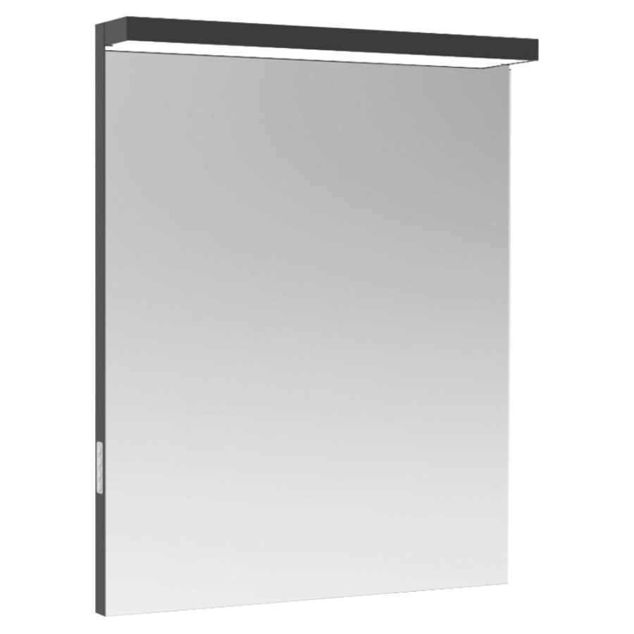 Miroir lumineux Schneider BORDO TW
59.5 x 72.9 x 3.3/9.6 cm
Profilé en aluminium, montage AP
éclairage LED direct et indirect
2 x 15 Watt, 1 x 10 Watt
dimmable, Tunable White
2000-6500 Kelvin, 6712 Lumen
éclairage supplémentaire en bas
en haut/en bas commutable individuellement
clavier à membrane sur le côté du cadre
avec chauffage du miroir 29 Watt
le chauffage des miroirs ne peut être 
commuté que via un interrupteur externe
Classe d’énergie C, IP44