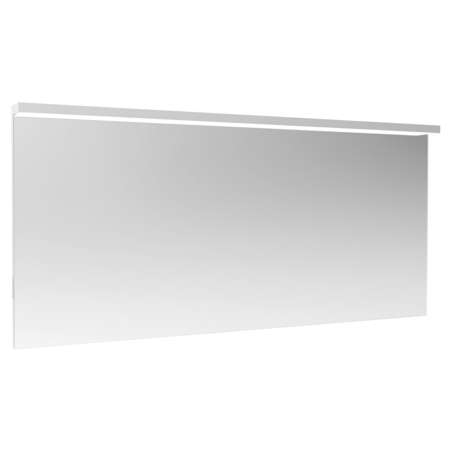 Miroir lumineux Schneider BORDO TW
159.5 x 72.9 x 3.3/9.6 cm
Profilé en aluminium, montage AP
éclairage LED direct et indirect
2 x 39 Watt, 1 x 25 Watt
dimmable, Tunable White
2000-6500 Kelvin, 17451 Lumen
éclairage supplémentaire en bas
en haut/en bas commutable individuellement
clavier à membrane sur le côté du cadre
avec chauffage du miroir 86 Watt
le chauffage des miroirs ne peut être 
commuté que via un interrupteur externe
Classe d’énergie C, IP44