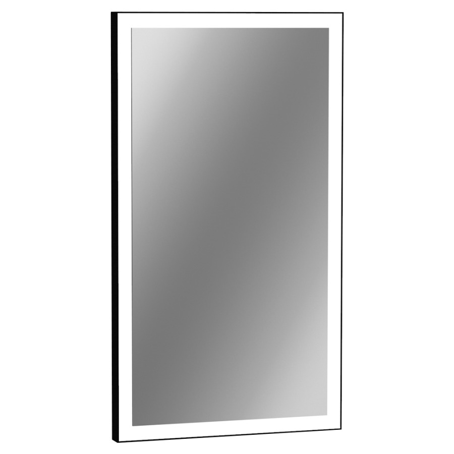 Miroir lumineux Yva
45 x 80 cm
cadre en aluminium, éclairage
LED indirect sur 4 côtés, avec
variateur, 12 W, 4200 Kelvin
avec interrupteur tactile
matériel de fixation