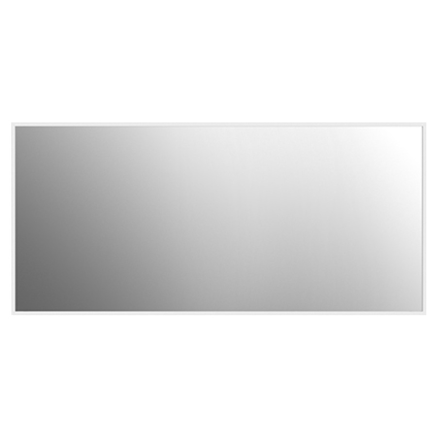 Miroir lumineux NEVIANO LED
140 x 70 cm, cadre en
aluminium, éclairage LED
circulaire, 120 LED's par
mètre, 9,6 Watt par mètre
4000 Kelvin, IP20
