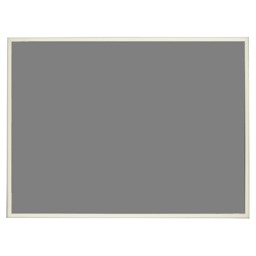 Miroir lumineux CASSINO
120 x 60 cm
cadre en aluminium
décor sablé latérale 1,5 cm
rétro-éclairé, 240 LED's par
mètre, 4500 K, IP20