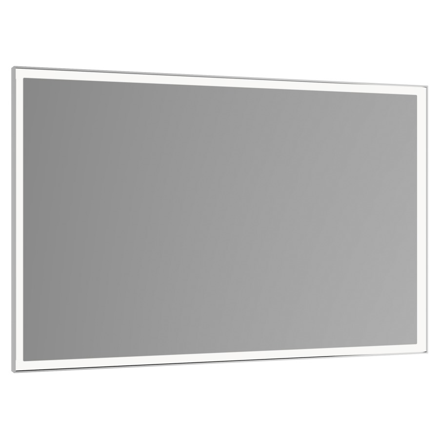 Miroir lumineux ROYAL LUMOS
90 x 65 x 6 cm
cadre en aluminium, éclairage
LED 57 W + 52 W
2700-6500 Kelvin, dimmable
chauffage de miroir avec
affichage optique, arrêt
automatique après 20 min.
tableau de commande avec
capteur tactile capacitif
peut être commuté par
commutation de pièce