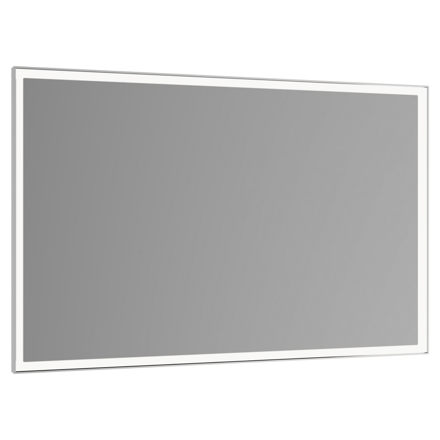Miroir lumineux ROYAL LUMOS
120 x 65 x 6 cm
cadre en aluminium, éclairage
LED 70 W + 82 W
2700-6500 Kelvin, dimmable
chauffage de miroir avec
affichage optique, arrêt
automatique après 20 min.
tableau de commande avec
capteur tactile capacitif
peut être commuté par
commutation de pièce