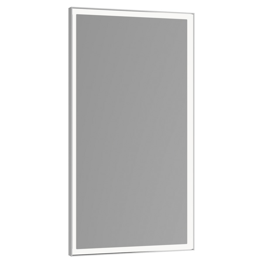 Miroir lumineux ROYAL LUMOS
46 x 85 x 6 cm
cadre en aluminium, éclairage
LED 45 W, 2700-6500 Kelvin
dimmable, tableau de commande
avec capteur tactile capacitif
peut être commuté par
commutation de pièce