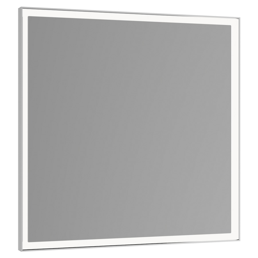 Miroir lumineux ROYAL LUMOS
65 x 65 x 6 cm
cadre en aluminium, éclairage
LED 48 W, 2700-6500 Kelvin
dimmable, tableau de commande
avec capteur tactile capacitif
peut être commuté par
commutation de pièce